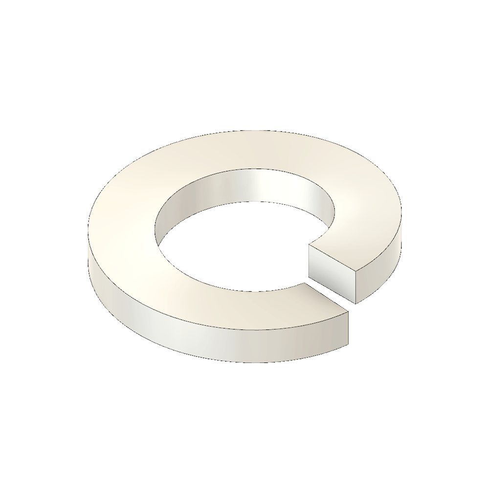 M4LKW-0 MODULAR SOLUTIONS ZINC PLATED FASTENER<br>M4 LOCK WASHER
